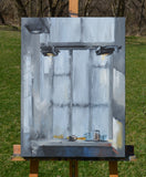 Original art for sale at UGallery.com | Rainy Sunday Morning by David Thelen | $1,075 | oil painting | 24' h x 18' w | thumbnail 3