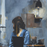 Original art for sale at UGallery.com | Take a Break Too by David Thelen | $1,525 | oil painting | 30' h x 24' w | thumbnail 4