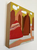 Original art for sale at UGallery.com | Garden of the Gods by Deborah Eyde | $875 | encaustic artwork | 10' h x 10' w | thumbnail 2