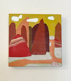 Original art for sale at UGallery.com | Garden of the Gods by Deborah Eyde | $875 | encaustic artwork | 10' h x 10' w | thumbnail 3