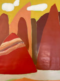 Original art for sale at UGallery.com | Garden of the Gods by Deborah Eyde | $875 | encaustic artwork | 10' h x 10' w | thumbnail 4