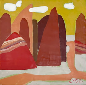 Original art for sale at UGallery.com | Garden of the Gods by Deborah Eyde | $875 | encaustic artwork | 10' h x 10' w
