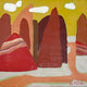 Original art for sale at UGallery.com | Garden of the Gods by Deborah Eyde | $875 | encaustic artwork | 10' h x 10' w | thumbnail 1