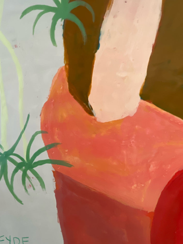 Orange Crush by Deborah Eyde |  Closeup View of Artwork 