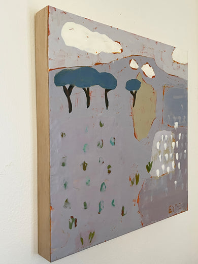 Wild Flowers by Deborah Eyde |  Side View of Artwork 