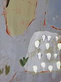 Original art for sale at UGallery.com | Wild Flowers by Deborah Eyde | $1,000 | encaustic artwork | 16' h x 16' w | thumbnail 4