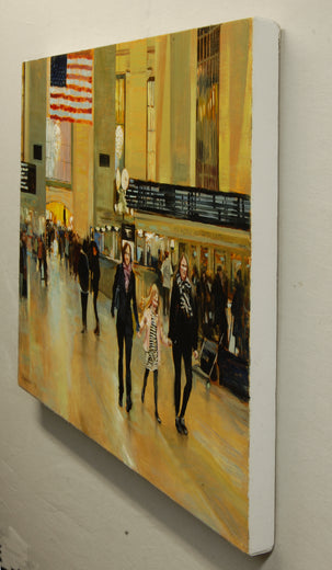 Departures and Arrivals by Onelio Marrero |  Side View of Artwork 