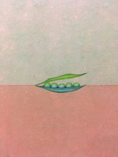 Green Peas by Heejin Sutton |   Closeup View of Artwork 