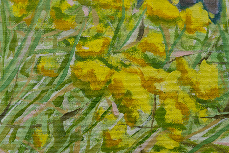 Zion View by Crystal DiPietro |   Closeup View of Artwork 