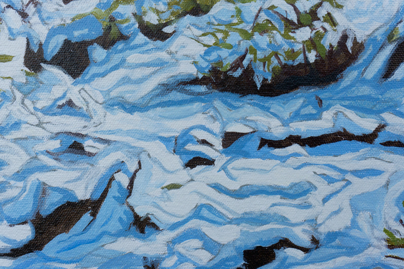 Blanket by Crystal DiPietro |  Closeup View of Artwork 