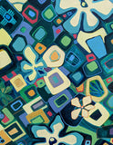 Original art for sale at UGallery.com | A Young Woman by Diana Elena Chelaru | $2,475 | acrylic painting | 40' h x 30' w | thumbnail 4