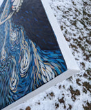 Original art for sale at UGallery.com | Dreams of Yesterday by Diana Elena Chelaru | $950 | acrylic painting | 24' h x 24' w | thumbnail 2