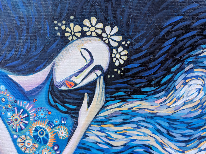 Dreams of Yesterday by Diana Elena Chelaru |   Closeup View of Artwork 