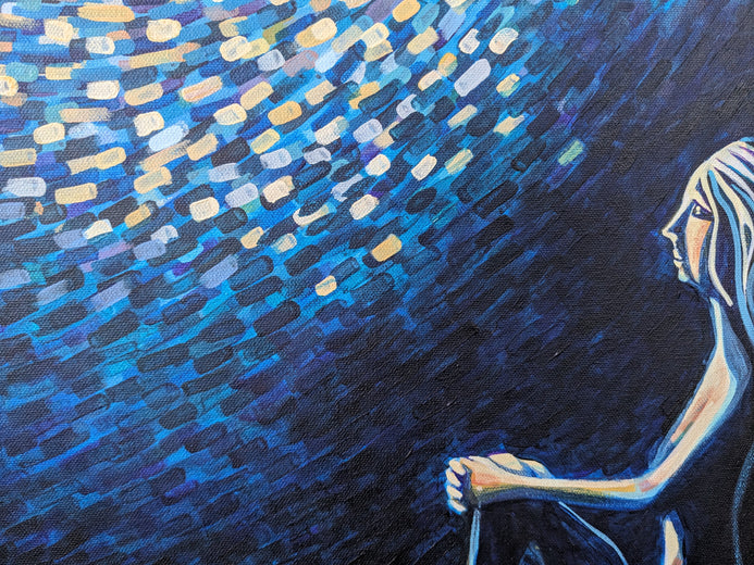 Enlighted by Diana Elena Chelaru |   Closeup View of Artwork 