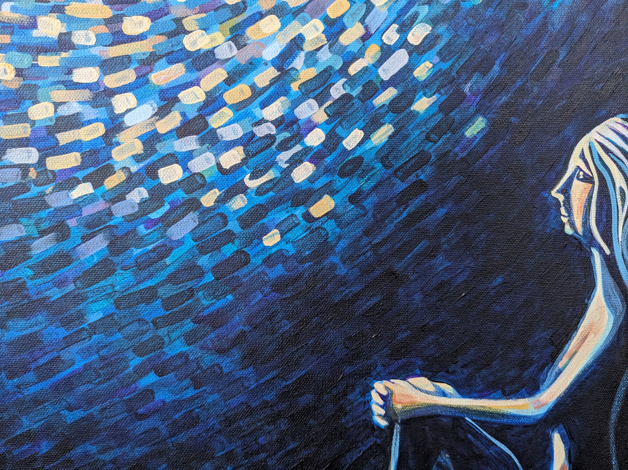 Enlighted by Diana Elena Chelaru |  Closeup View of Artwork 