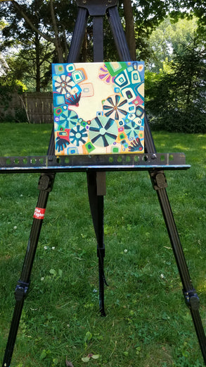Floral Tapestry by Diana Elena Chelaru |  Context View of Artwork 