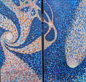 Original art for sale at UGallery.com | In the Dark by Diana Elena Chelaru | $775 | acrylic painting | 20' h x 20' w