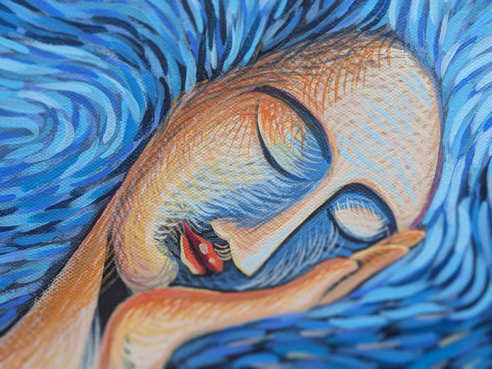 Within the Flow by Diana Elena Chelaru |   Closeup View of Artwork 