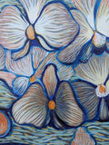 Original art for sale at UGallery.com | Orchids in the Morning Light by Diana Elena Chelaru | $400 | acrylic painting | 12' h x 9' w | thumbnail 4