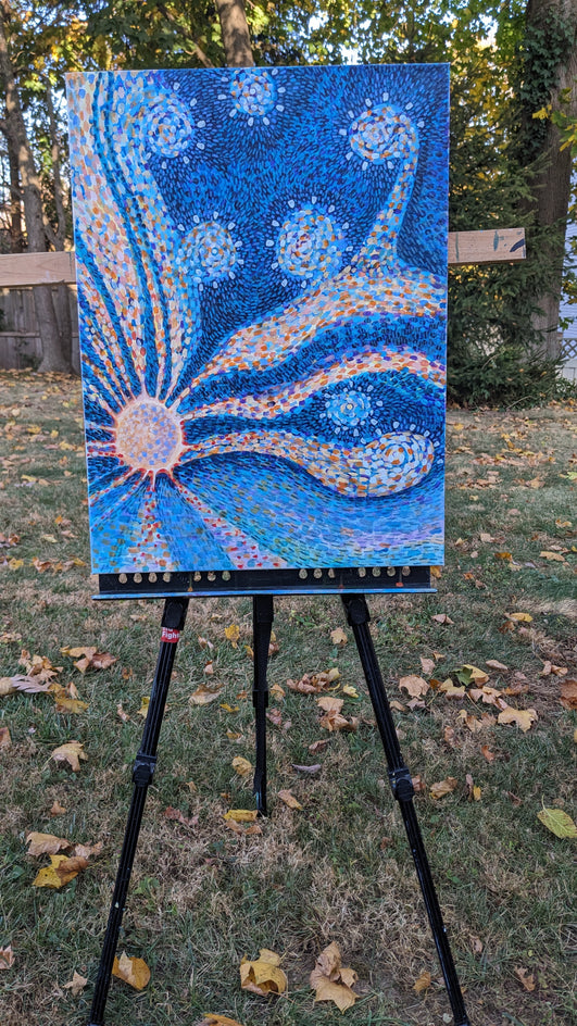 Sparks in the Sky by Diana Elena Chelaru |  Context View of Artwork 