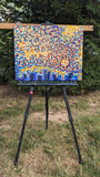Original art for sale at UGallery.com | Star over the City by Diana Elena Chelaru | $500 | acrylic painting | 16' h x 20' w | thumbnail 3