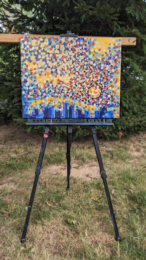 Star over the City by Diana Elena Chelaru |  Context View of Artwork 