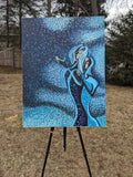 Original art for sale at UGallery.com | Under the Blue Sky by Diana Elena Chelaru | $1,900 | acrylic painting | 40' h x 30' w | thumbnail 3
