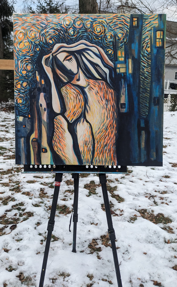 The Unfolding Silence by Diana Elena Chelaru |  Context View of Artwork 