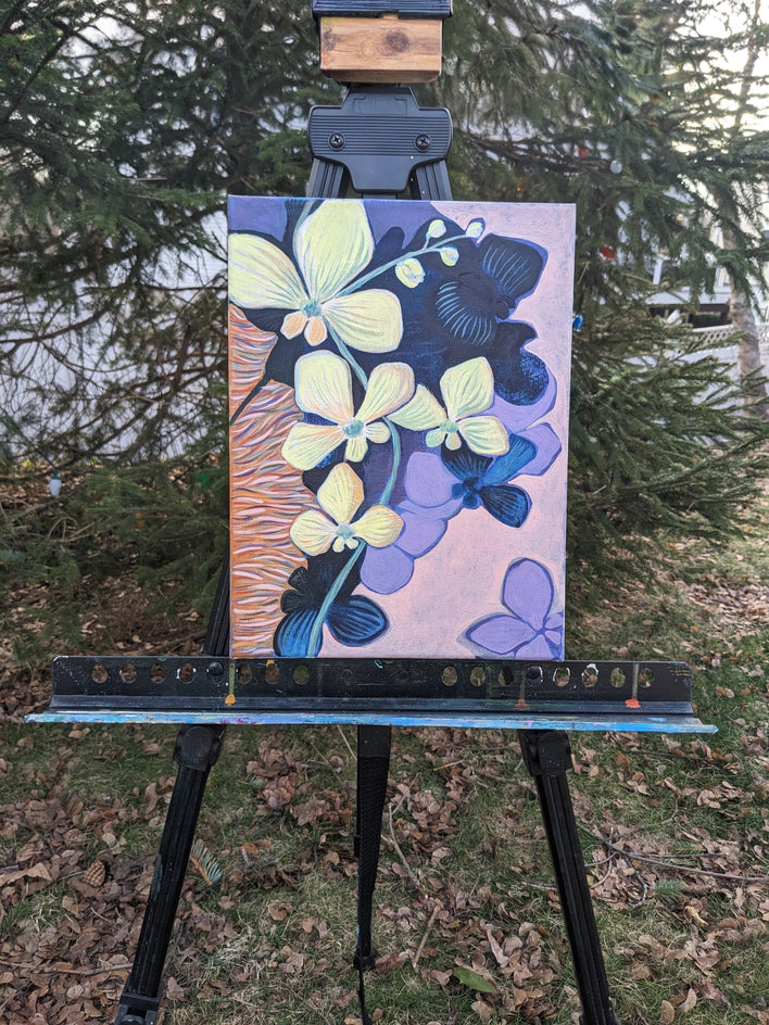 White Orchid by Diana Elena Chelaru |  Context View of Artwork 