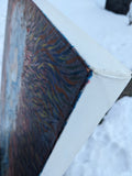 Original art for sale at UGallery.com | Echoes of Fire by Diana Elena Chelaru | $1,200 | mixed media artwork | 35' h x 22' w | thumbnail 2