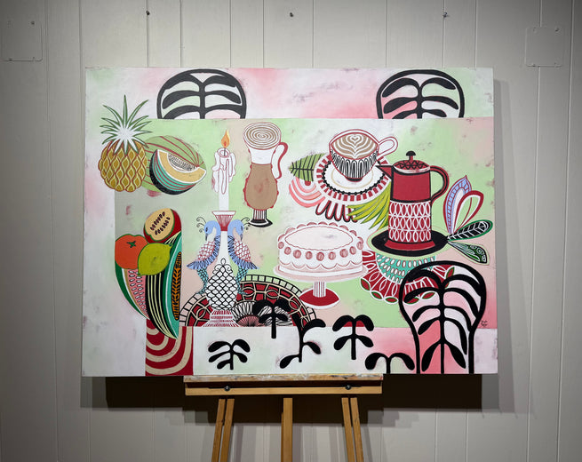 Tropical Table by Diana Rosa |  Context View of Artwork 