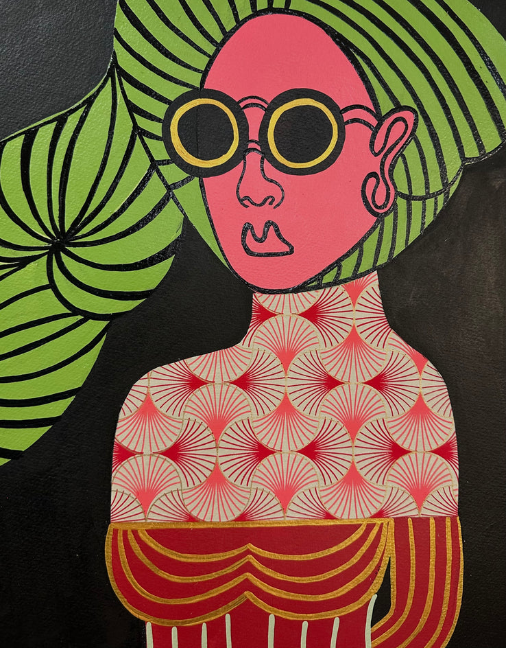 Connection by Diana Rosa |  Closeup View of Artwork 