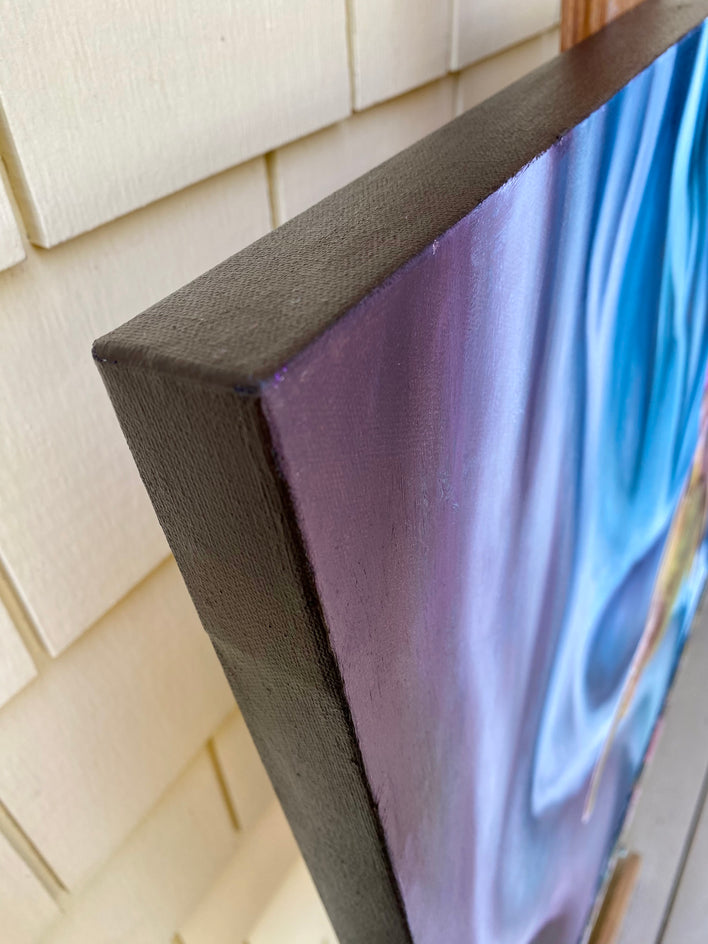 Mrs. Goodshoe Takes a Holiday by Diane Flick |  Side View of Artwork 