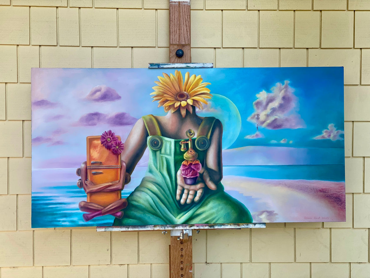 The Narrowing Down of Molly Hinglebottom by Diane Flick |  Context View of Artwork 