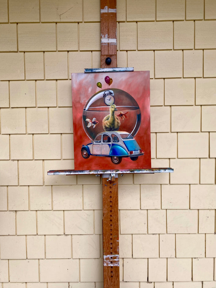 The Think Piece by Diane Flick |  Context View of Artwork 