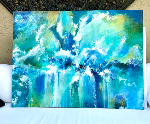 Blue Heaven by DL Watson |  Context View of Artwork 