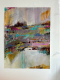 Original art for sale at UGallery.com | Boat House at the Chateau by DL Watson | $925 | acrylic painting | 30' h x 22' w | thumbnail 3