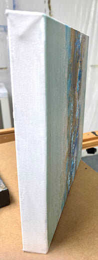 Calm 1 by DL Watson |  Side View of Artwork 