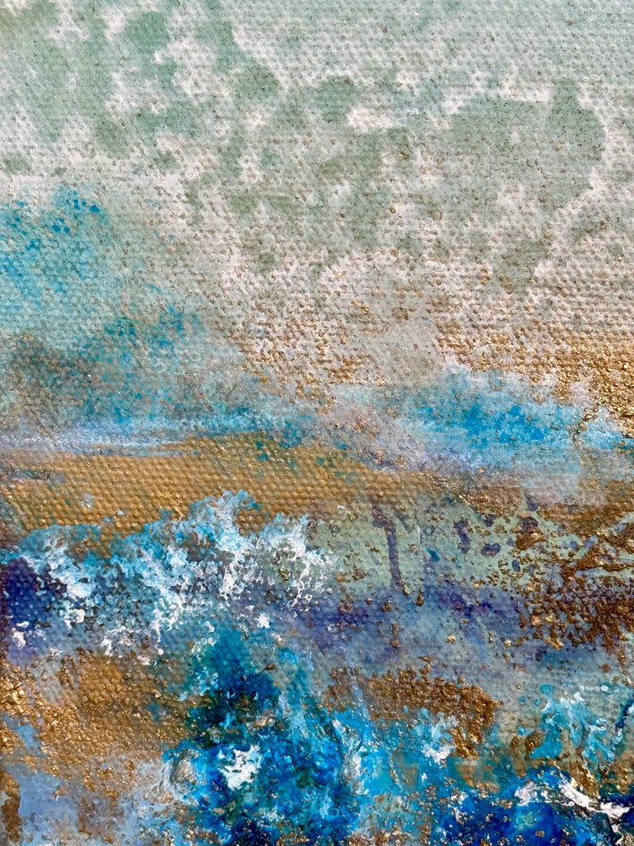 Calm 1 by DL Watson |  Closeup View of Artwork 