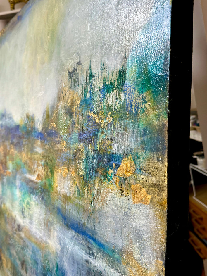 Calm Before the Storm by DL Watson |  Side View of Artwork 