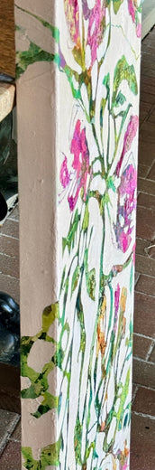 Passion Flower by DL Watson |  Side View of Artwork 