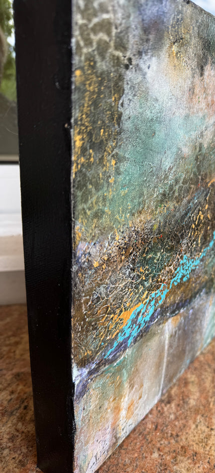 Renewal by DL Watson |  Side View of Artwork 