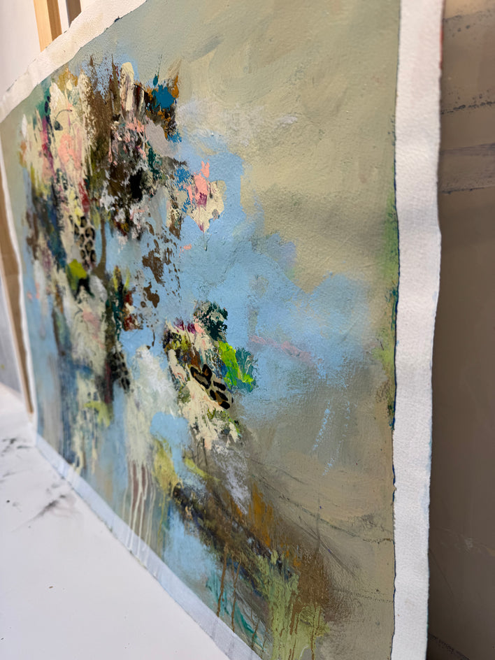 Savage Garden ll by DL Watson |  Side View of Artwork 