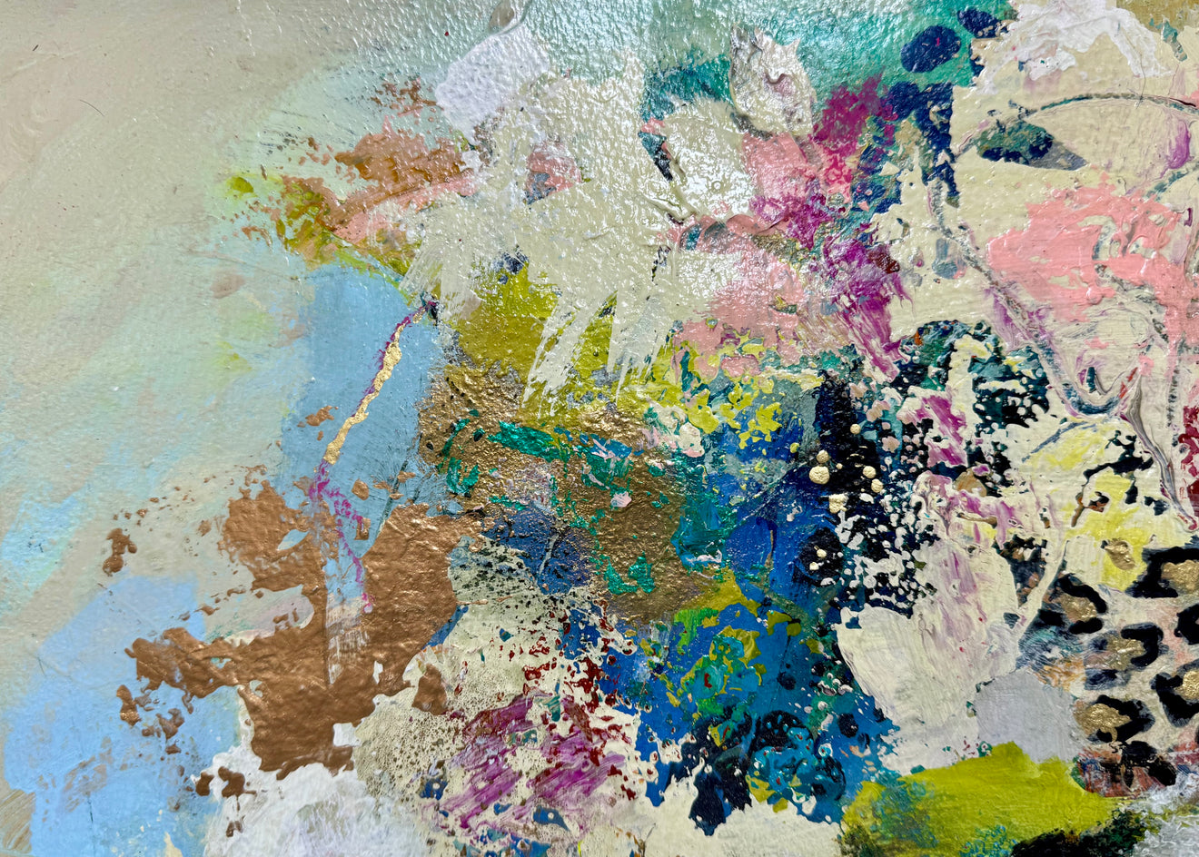 Savage Garden ll by DL Watson |  Closeup View of Artwork 
