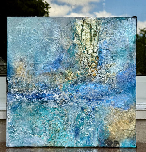 Sea Foam 11 by DL Watson |  Context View of Artwork 