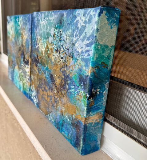 Tide by DL Watson |  Side View of Artwork 