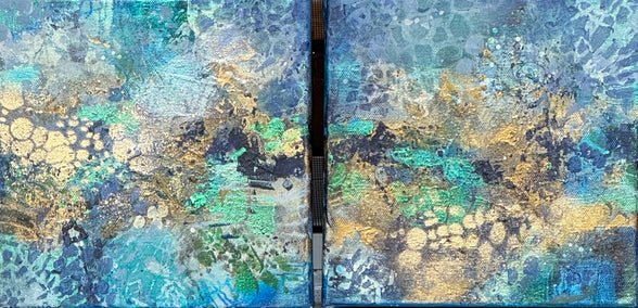 acrylic painting by DL Watson titled Tide