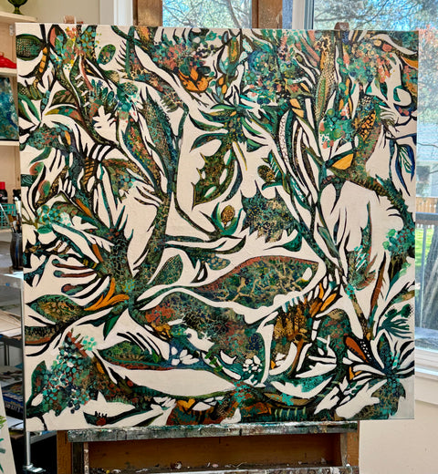 Untamed Garden by DL Watson |  Context View of Artwork 