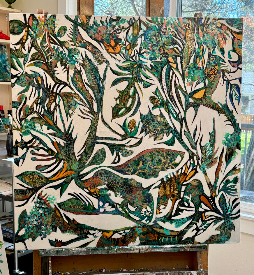 Untamed Garden by DL Watson |  Context View of Artwork 