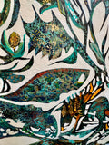 Original art for sale at UGallery.com | Untamed Garden by DL Watson | $3,800 | acrylic painting | 36' h x 36' w | thumbnail 4